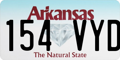 AR license plate 154VYD