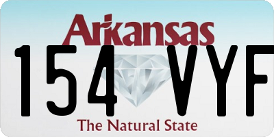 AR license plate 154VYF