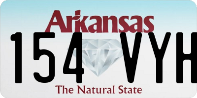 AR license plate 154VYH