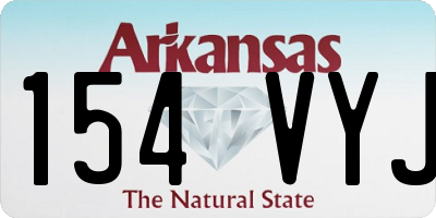 AR license plate 154VYJ