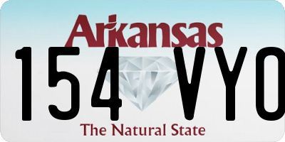 AR license plate 154VYO