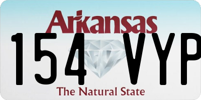 AR license plate 154VYP