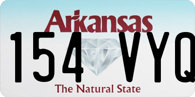 AR license plate 154VYQ