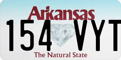 AR license plate 154VYT