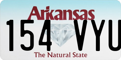 AR license plate 154VYU