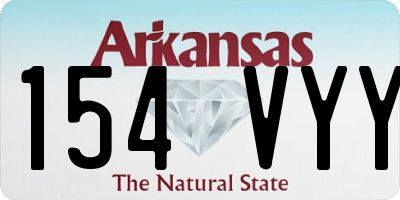 AR license plate 154VYY