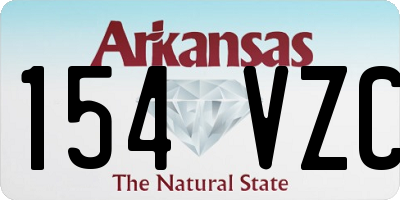 AR license plate 154VZC