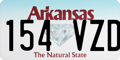 AR license plate 154VZD