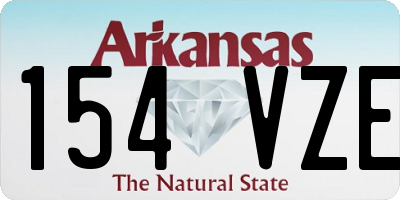 AR license plate 154VZE