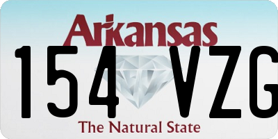 AR license plate 154VZG