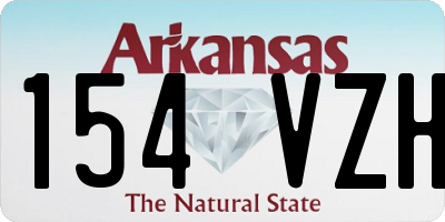 AR license plate 154VZH