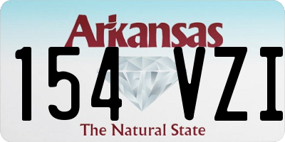 AR license plate 154VZI