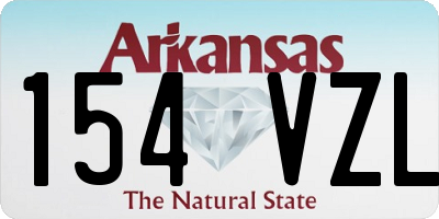 AR license plate 154VZL