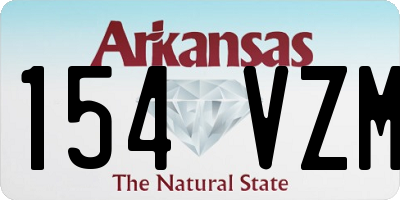 AR license plate 154VZM