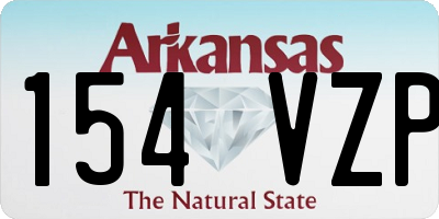 AR license plate 154VZP