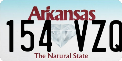 AR license plate 154VZQ