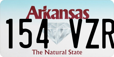 AR license plate 154VZR