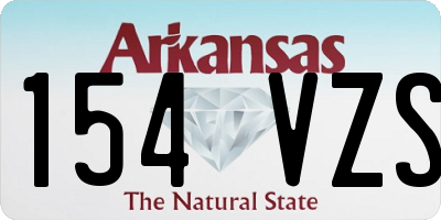 AR license plate 154VZS
