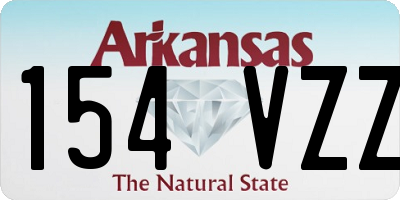 AR license plate 154VZZ