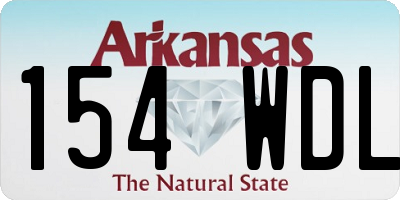AR license plate 154WDL