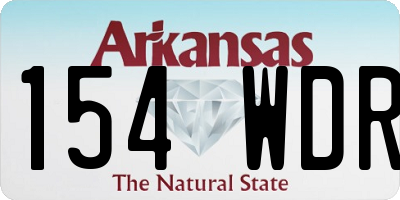 AR license plate 154WDR