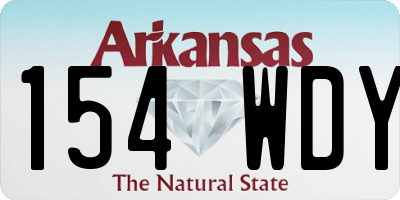 AR license plate 154WDY