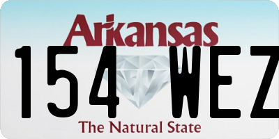 AR license plate 154WEZ