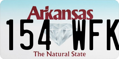 AR license plate 154WFK