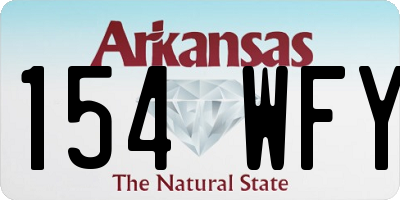 AR license plate 154WFY