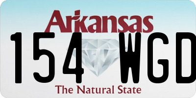AR license plate 154WGD