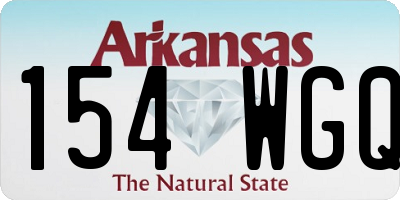 AR license plate 154WGQ