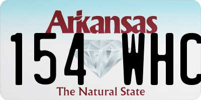 AR license plate 154WHC