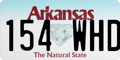 AR license plate 154WHD