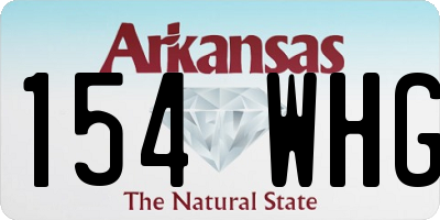 AR license plate 154WHG