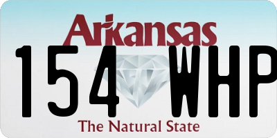 AR license plate 154WHP