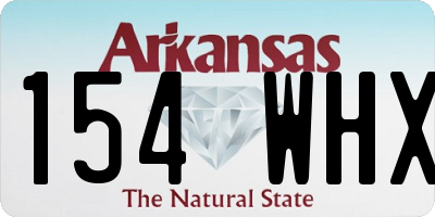AR license plate 154WHX