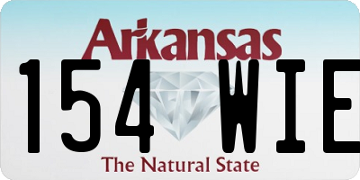 AR license plate 154WIE