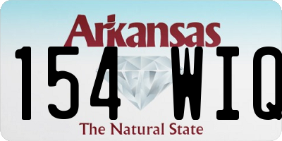 AR license plate 154WIQ