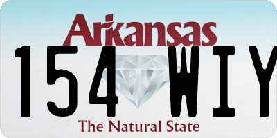 AR license plate 154WIY