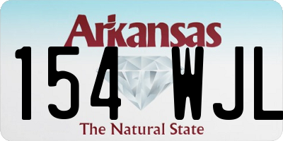AR license plate 154WJL