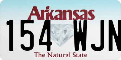 AR license plate 154WJN