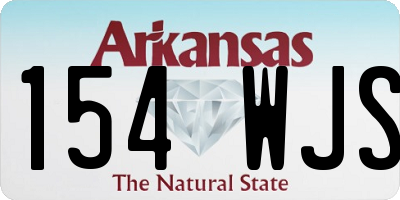 AR license plate 154WJS