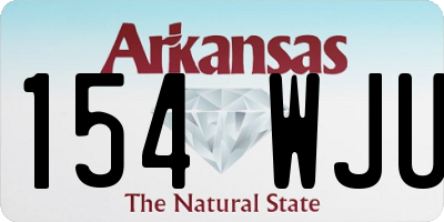 AR license plate 154WJU