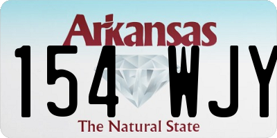 AR license plate 154WJY