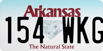 AR license plate 154WKG