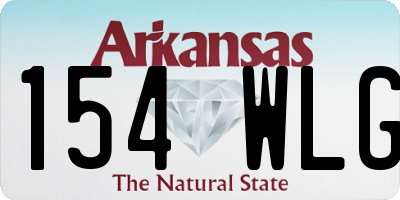 AR license plate 154WLG