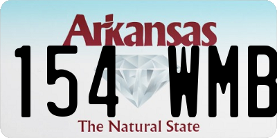 AR license plate 154WMB