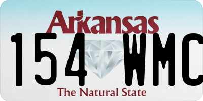 AR license plate 154WMC