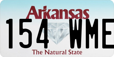 AR license plate 154WME