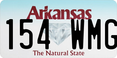 AR license plate 154WMG